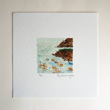 Print of Seascape Paintings by Josep M Mallarach