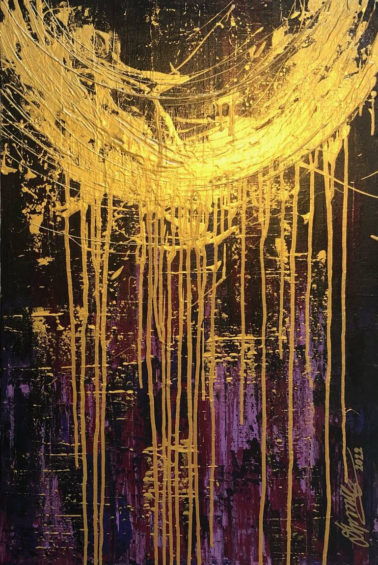 Original Abstract Painting by Diem Nhung Nguyen