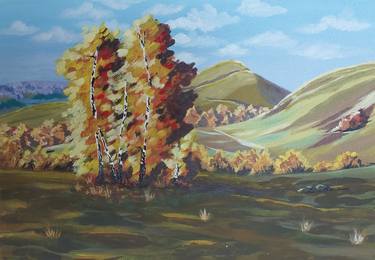 Original Fine Art Landscape Paintings by Daria Stepanova