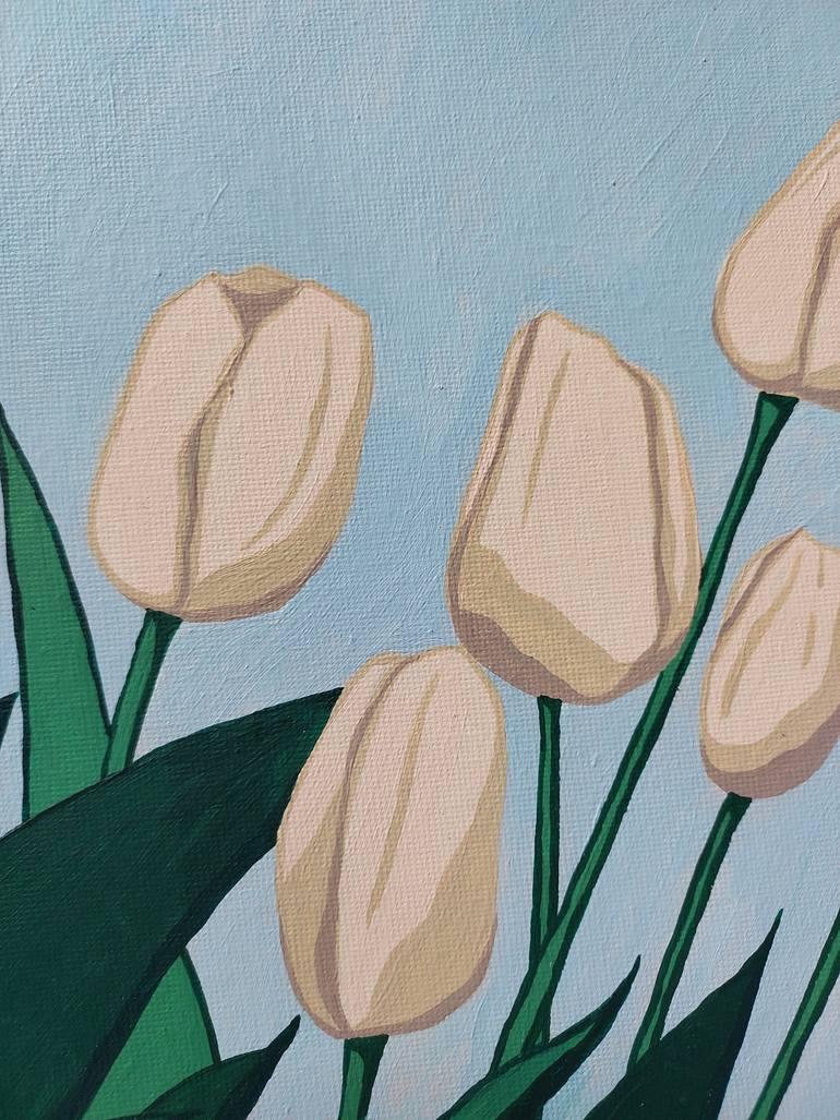 Original Pop Art Botanic Painting by Daria Stepanova