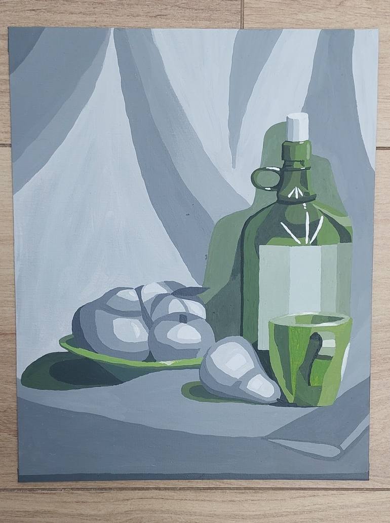 Original Pop Art Still Life Painting by Daria Stepanova