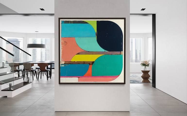 Original Contemporary Abstract Painting by Rey Alfonso