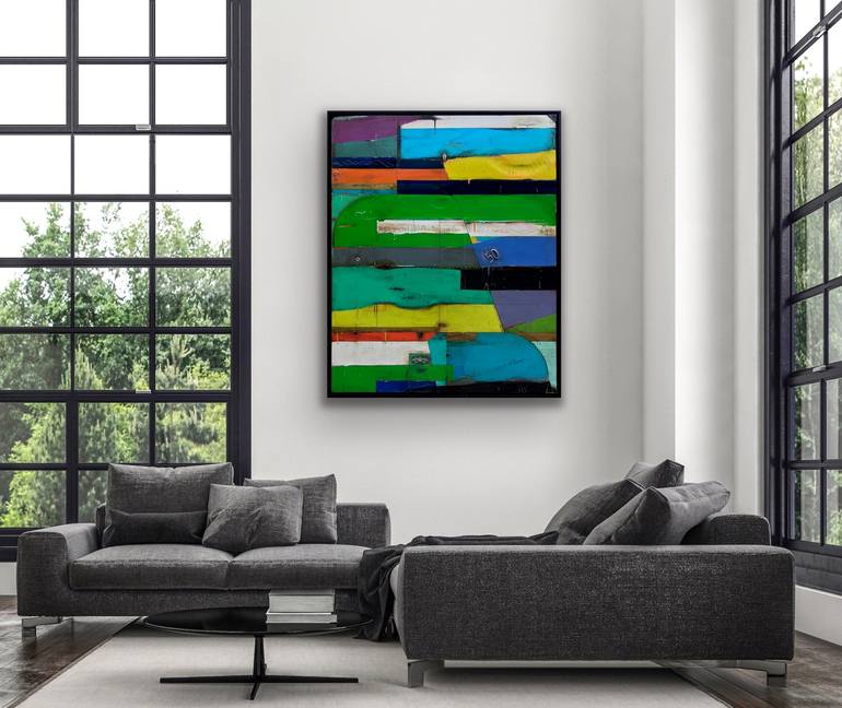 Original Contemporary Abstract Painting by Rey Alfonso