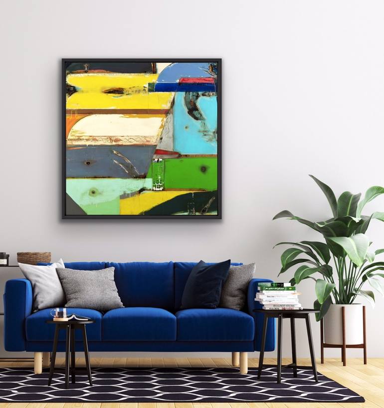 Original Abstract Painting by Rey Alfonso