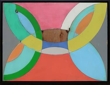 Original Art Deco Abstract Paintings by Rey Alfonso