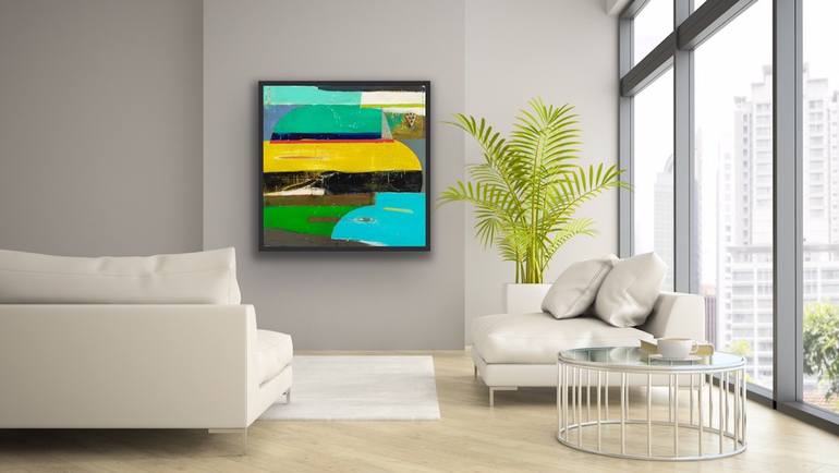Original Abstract Painting by Rey Alfonso