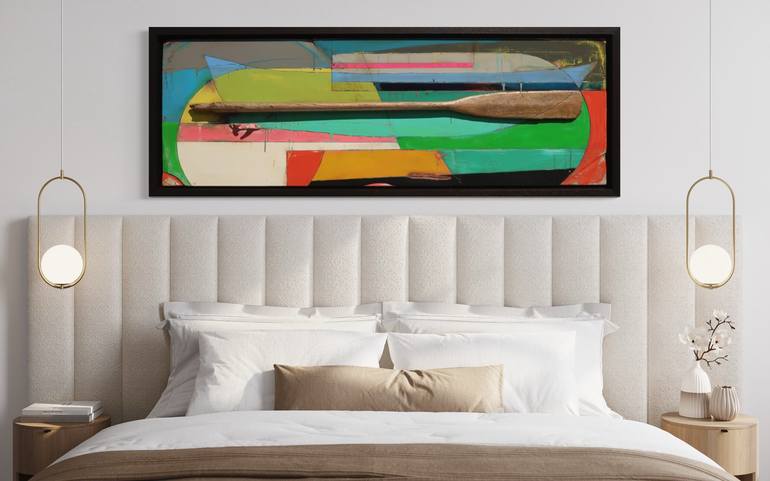 Original Abstract Painting by Rey Alfonso