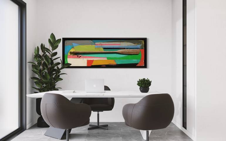 Original Abstract Painting by Rey Alfonso