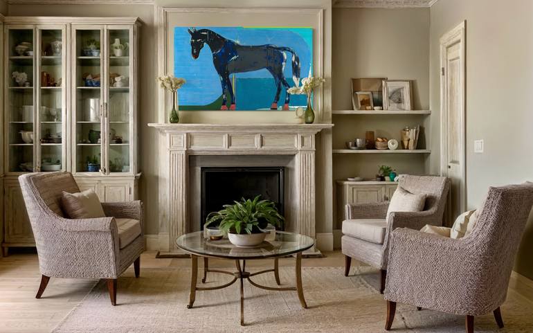 Original Contemporary Animal Painting by Rey Alfonso