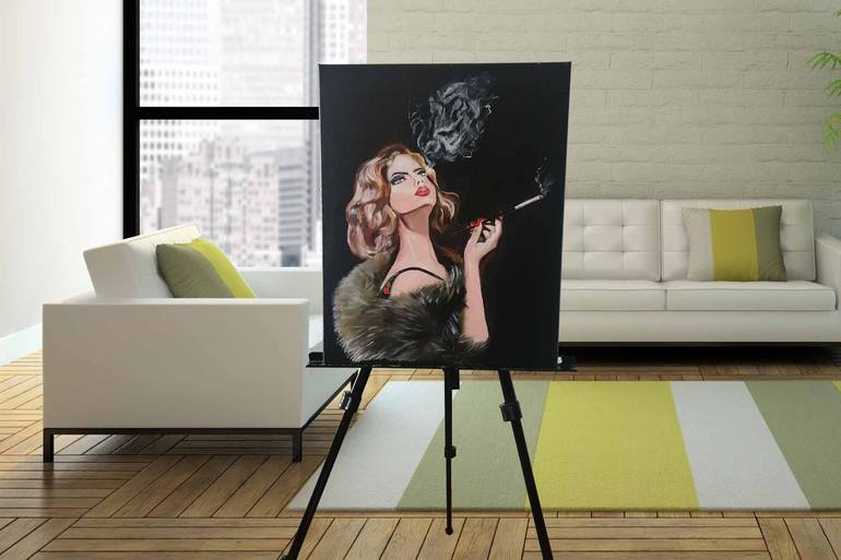 Original Figurative Women Painting by Yulya Zhmaylova