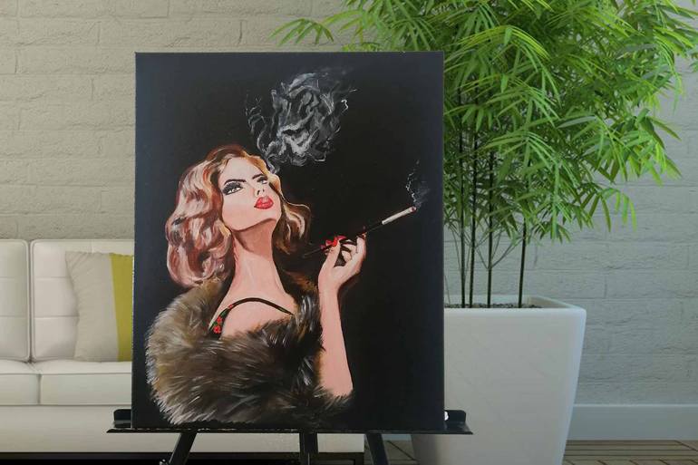 Original Figurative Women Painting by Yulya Zhmaylova