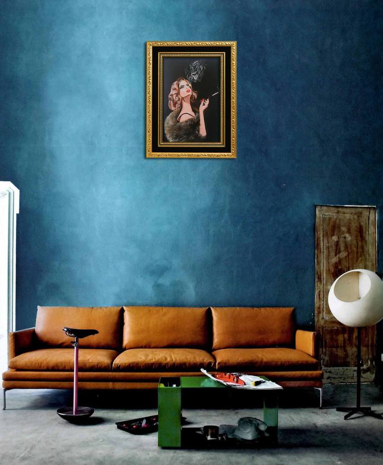 Original Figurative Women Painting by Yulya Zhmaylova