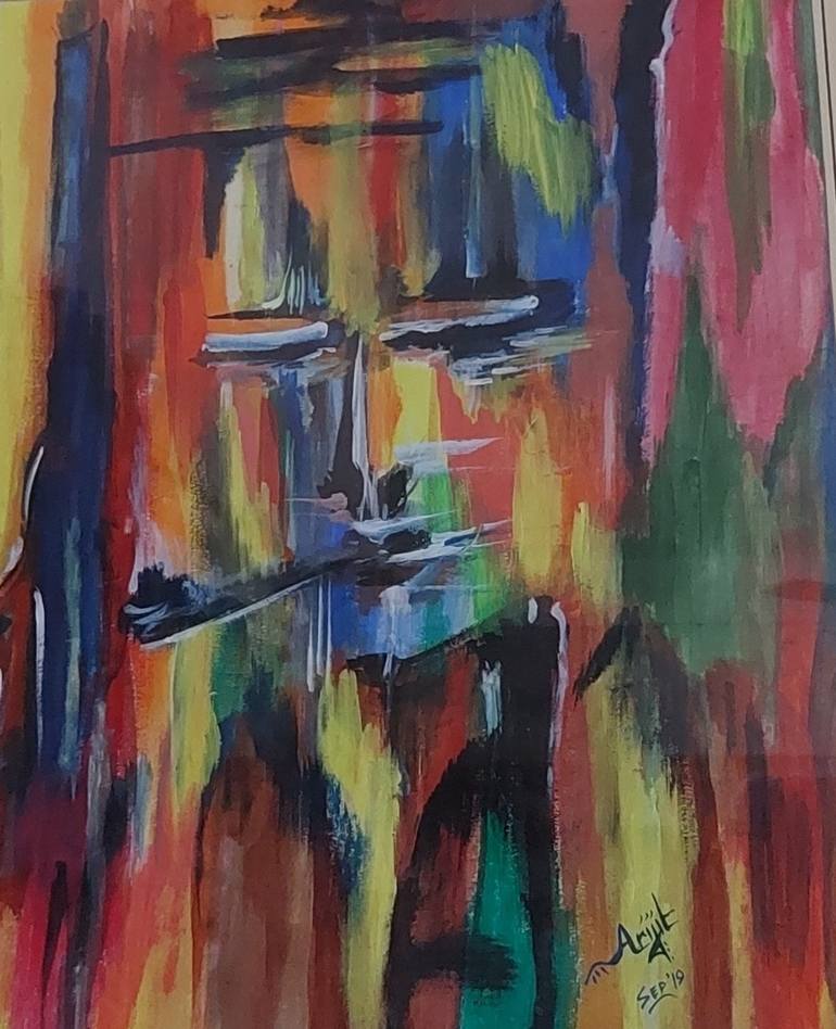Print of Conceptual Abstract Paintings by Arijit Mukherjee