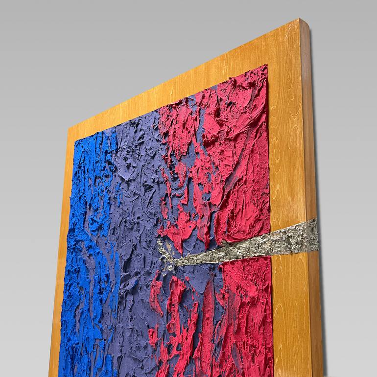 Original Abstract Political Painting by Michael Mercier