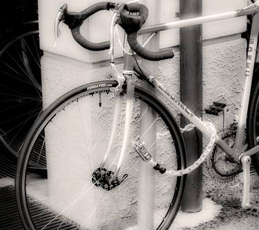 Original Abstract Expressionism Bicycle Photography by Sergio Cerezer