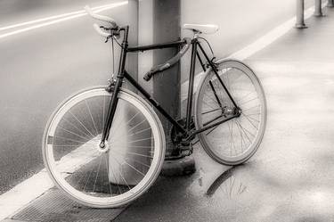 Original Abstract Expressionism Bicycle Photography by Sergio Cerezer