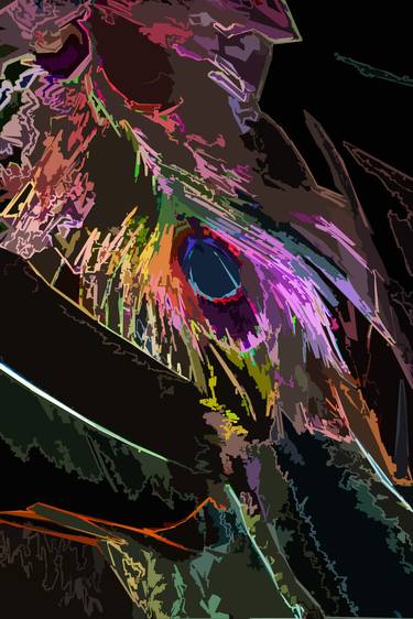 Original Abstract Expressionism Animal Digital by Sergio Cerezer