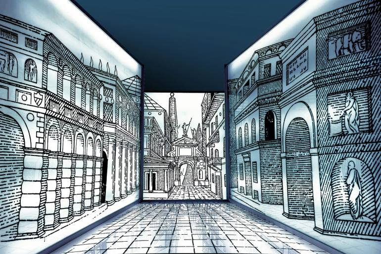Original Architecture Photography by Sergio Cerezer | Art Deco Art on Paper | Retro Art and Photography