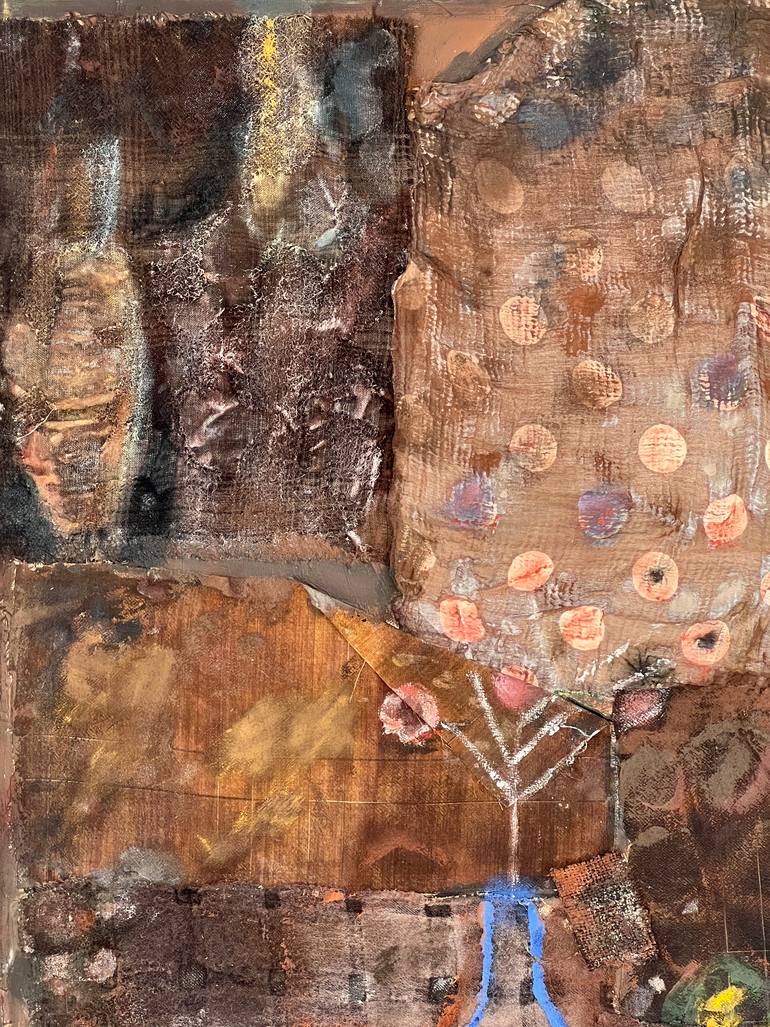 Original Contemporary Abstract Collage by Melih Ozuysal