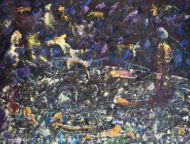 Original Contemporary Abstract Painting by Melih Ozuysal