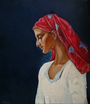 Original Women Paintings by Katsiaryna Budzko