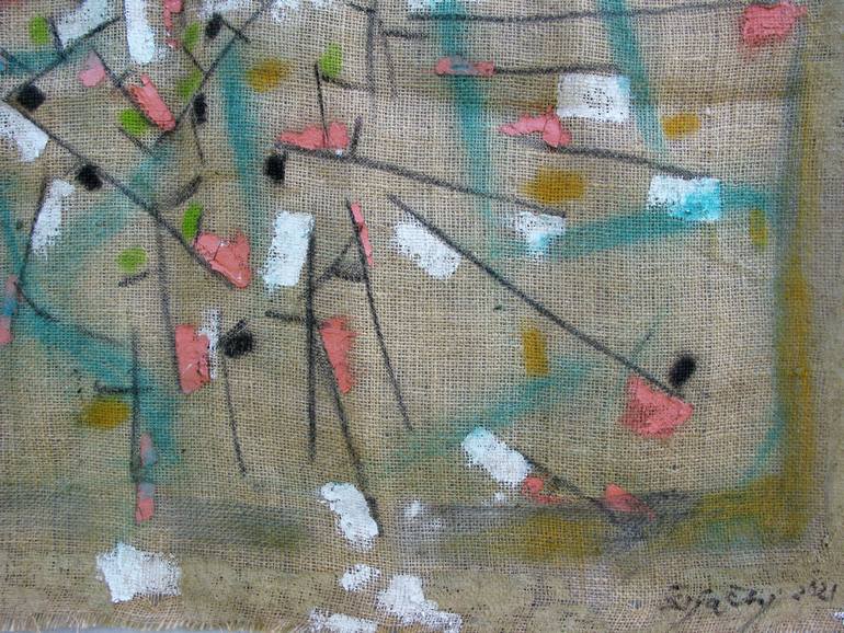 Original Conceptual Abstract Painting by Dragan ŠIjačKi