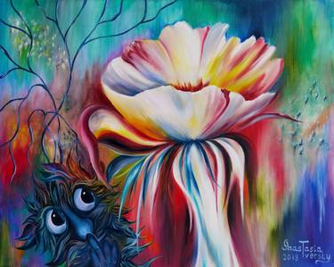 Original Abstract Fantasy Paintings by Anastasia Tversky