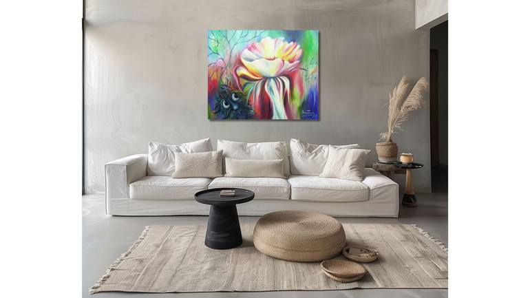 Original Abstract Fantasy Painting by Anastasia Tversky