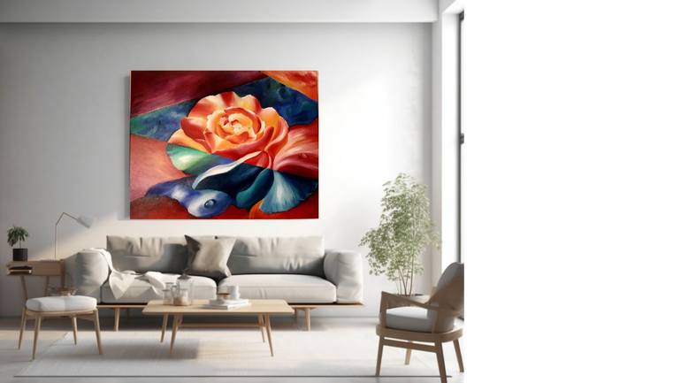 Original Abstract Expressionism Abstract Painting by Anastasia Tversky