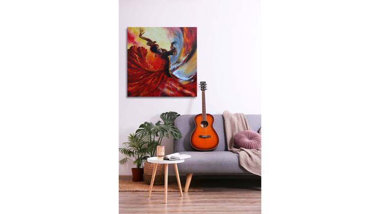 Original Abstract Expressionism Women Painting by Anastasia Tversky