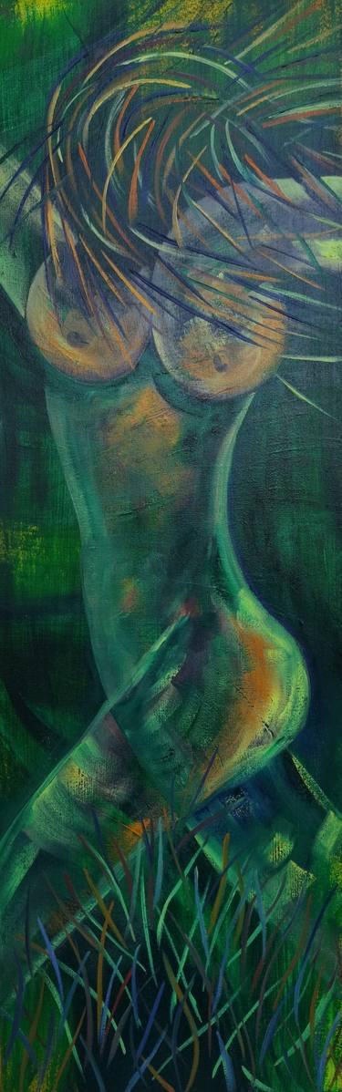 Original Abstract Expressionism Erotic Paintings by Anastasia Tversky