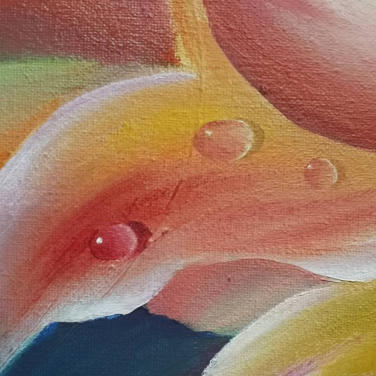 Original Surrealism Floral Painting by Anastasia Tversky