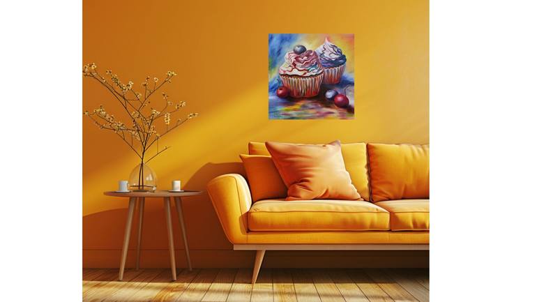 Original Abstract Food & Drink Painting by Anastasia Tversky