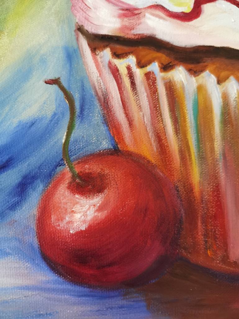 Original Abstract Food & Drink Painting by Anastasia Tversky