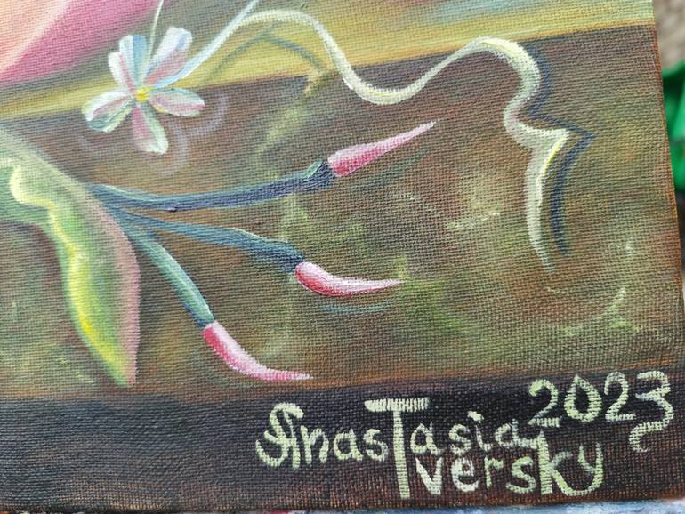 Original Surrealism Fantasy Painting by Anastasia Tversky