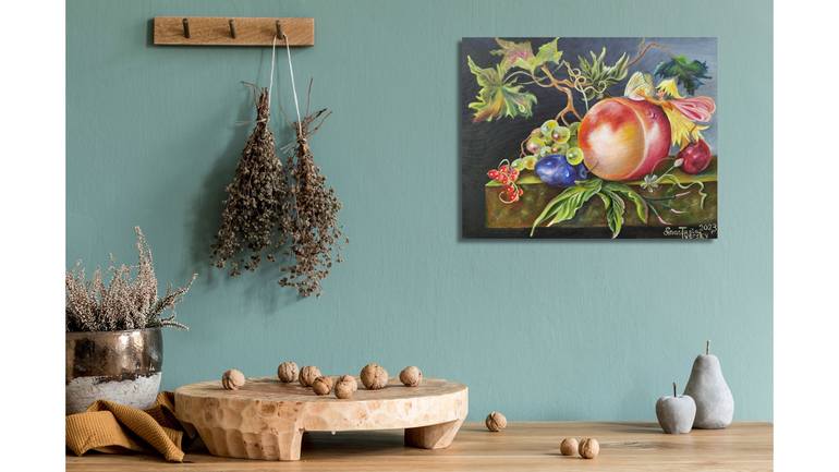 Original Surrealism Fantasy Painting by Anastasia Tversky