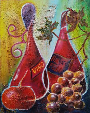 Original Abstract Food & Drink Painting by Anastasia Tversky