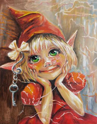 Original Contemporary Fantasy Painting by Anastasia Tversky