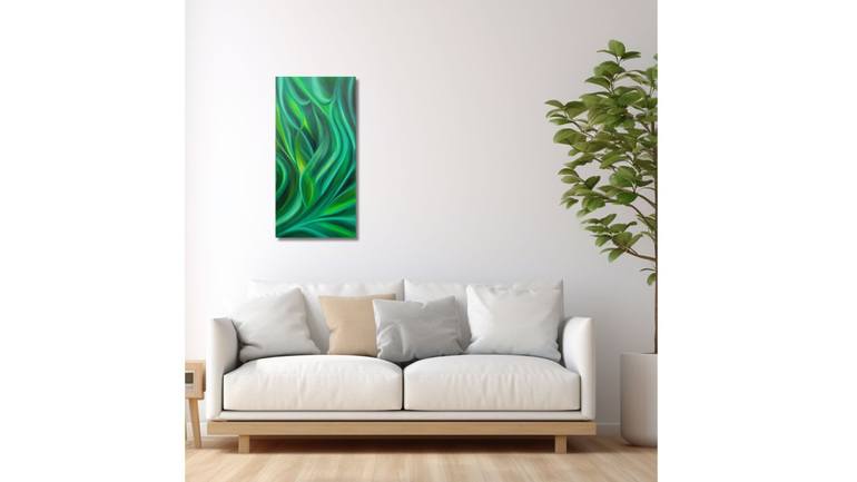 Original Abstract Nude Painting by Anastasia Tversky