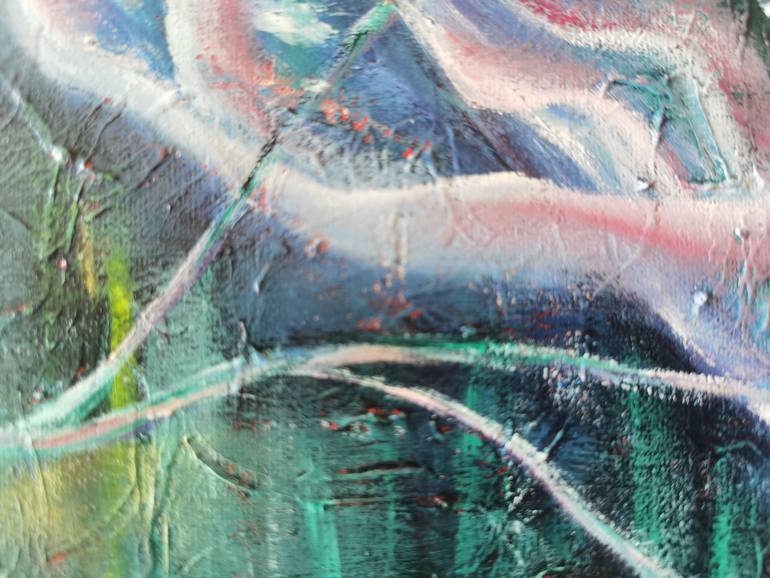 Original Abstract Animal Painting by Anastasia Tversky