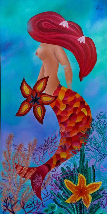 Little Mermaid. Fantasy of the sea. thumb
