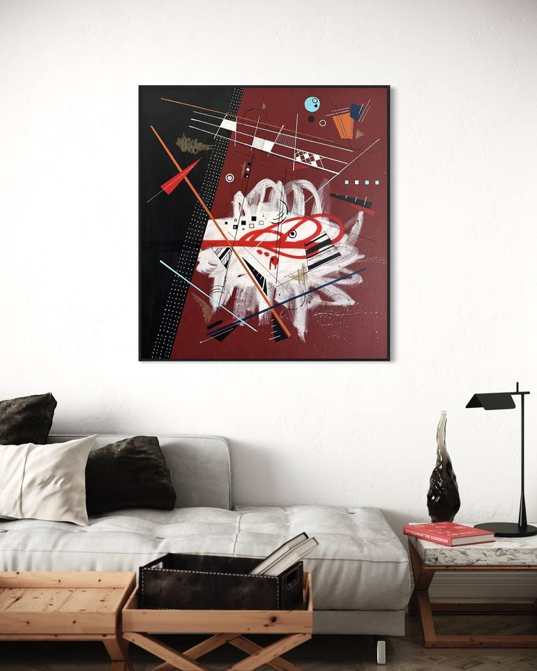 Original Abstract Expressionism Abstract Painting by Andre Prado