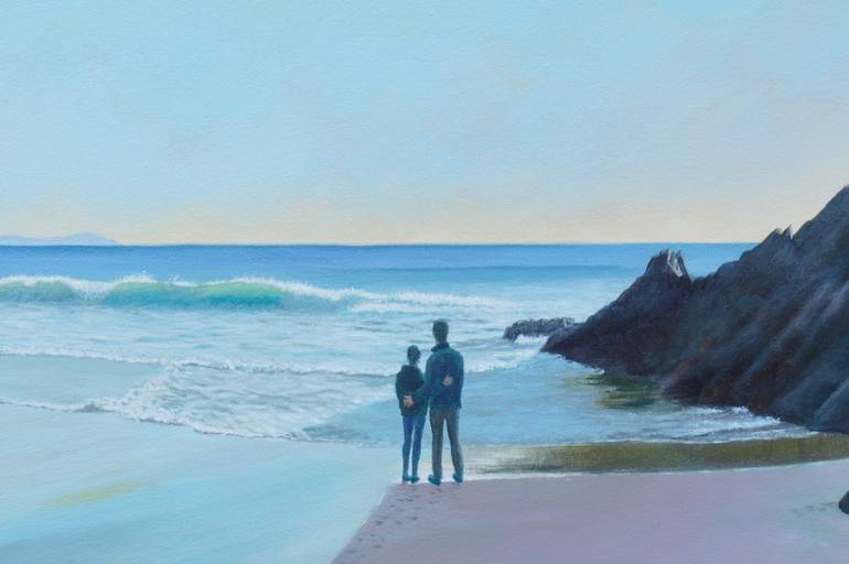 Original Realism Beach Painting by Eoghan Osuilleabhain