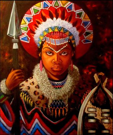 Print of World Culture Paintings by Chris Thinambo