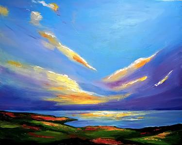 Original Expressionism Landscape Paintings by Suzanne Buckley