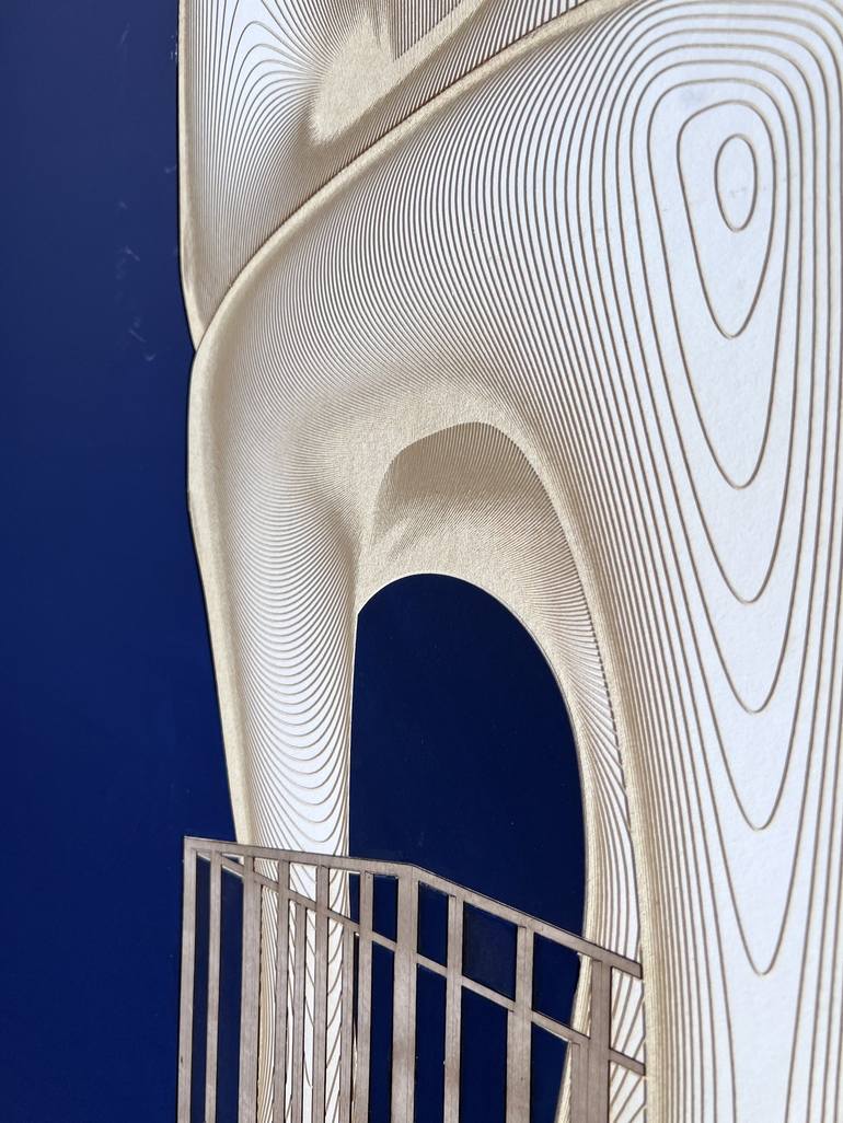Original Abstract Architecture Sculpture by Tomaz Capobianco