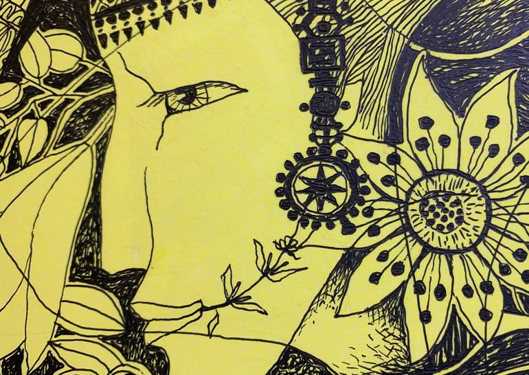 Original Contemporary People Drawing by Tamara Volkova