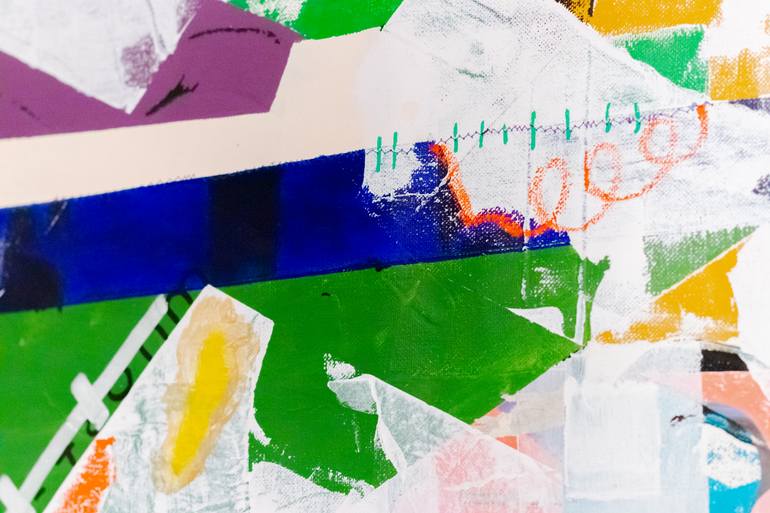 Original Contemporary Abstract Painting by Malvina Sauvage