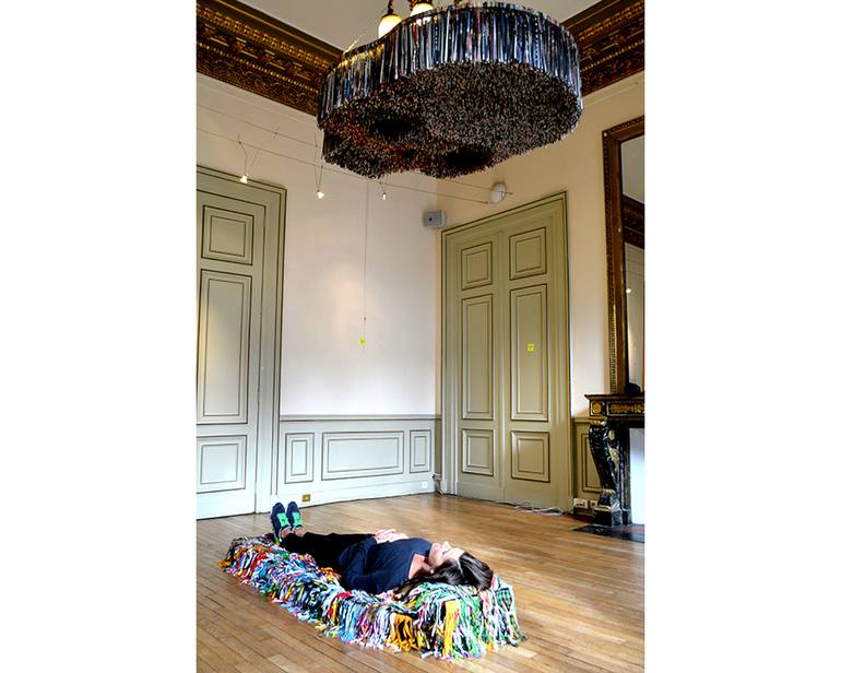 Original Conceptual Humor Sculpture by Malvina Sauvage