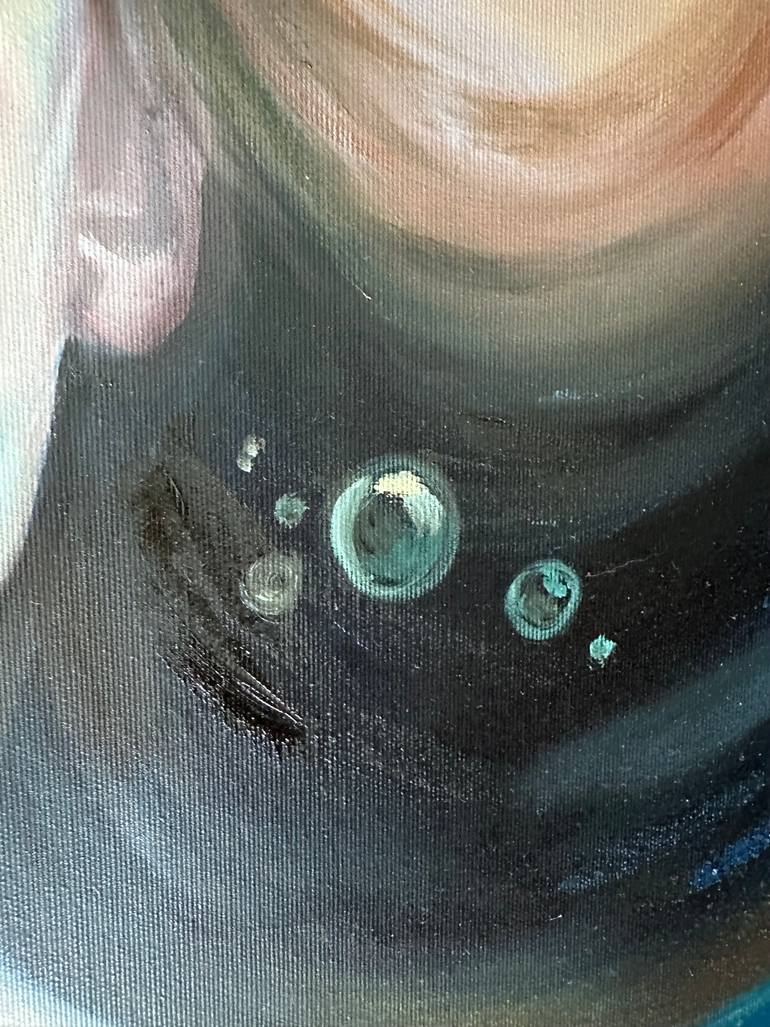 Original Conceptual People Painting by Darya Khus